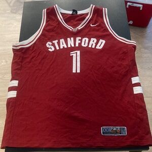 Nike Red Stanford Jersey with White Trim